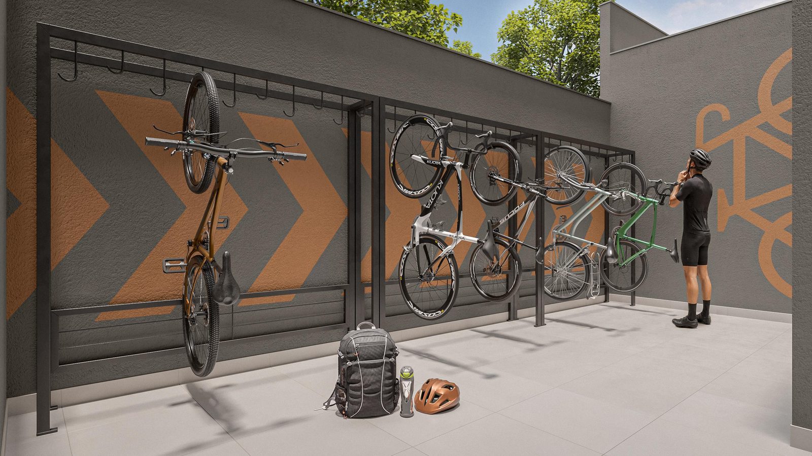 Bicicletário — Elev Saúde